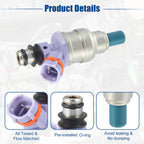 8 Pcs Fuel Injector Nozzle 23250-50010 for Lexus LS400 (1990–1993)