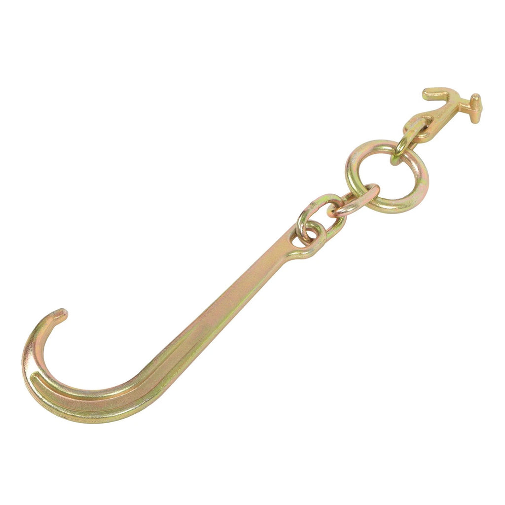 1 Pack 5400lbs G70 15" J Hook for Towing Wrecker Roll Back Truck