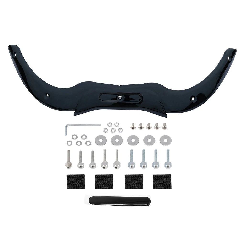 Windshield Windscreen Black Trims for Harley Road Glide FLTR (2004–2013)
