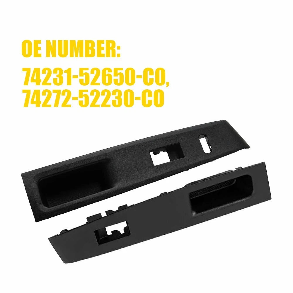 Window Switch Panel Bezel Trim for Toyota Yaris (2012–2014) Black