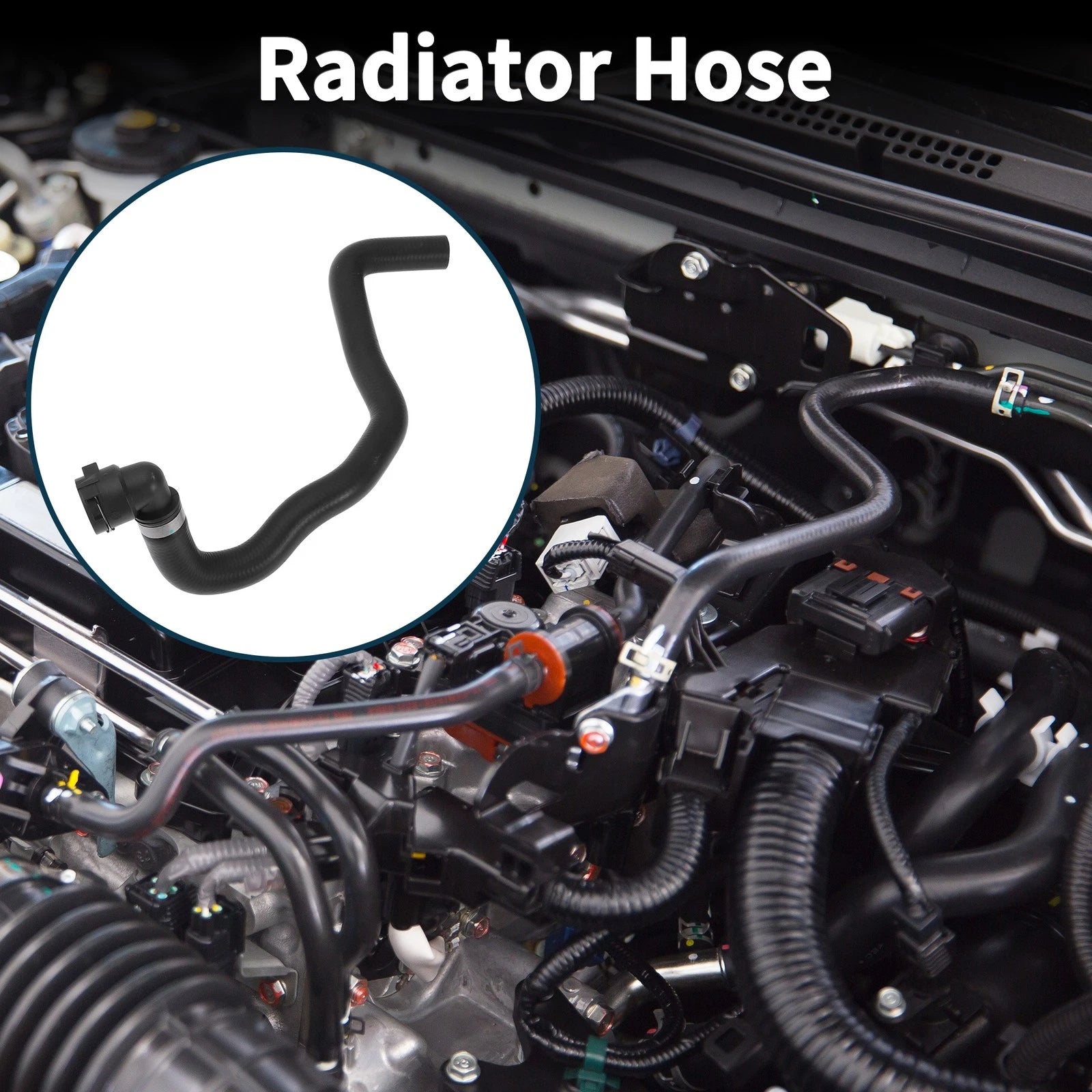 Radiator Hose Warm Air Inlet Pipe for Volkswagen Passat 2.8L (1998–2005) Rubber