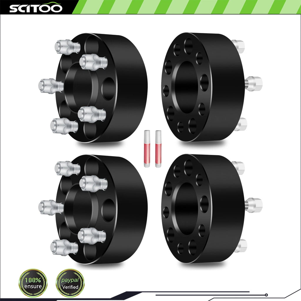 4X 2" Hubcentric Wheel Spacers 5x4.5 1/2"x20 for Jeep Wrangler YJ TJ Liberty KJ (1987–2006)