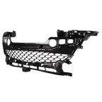 Replacement Front Bumper Grille Gray Matte Plastic for See Compatibility Chart