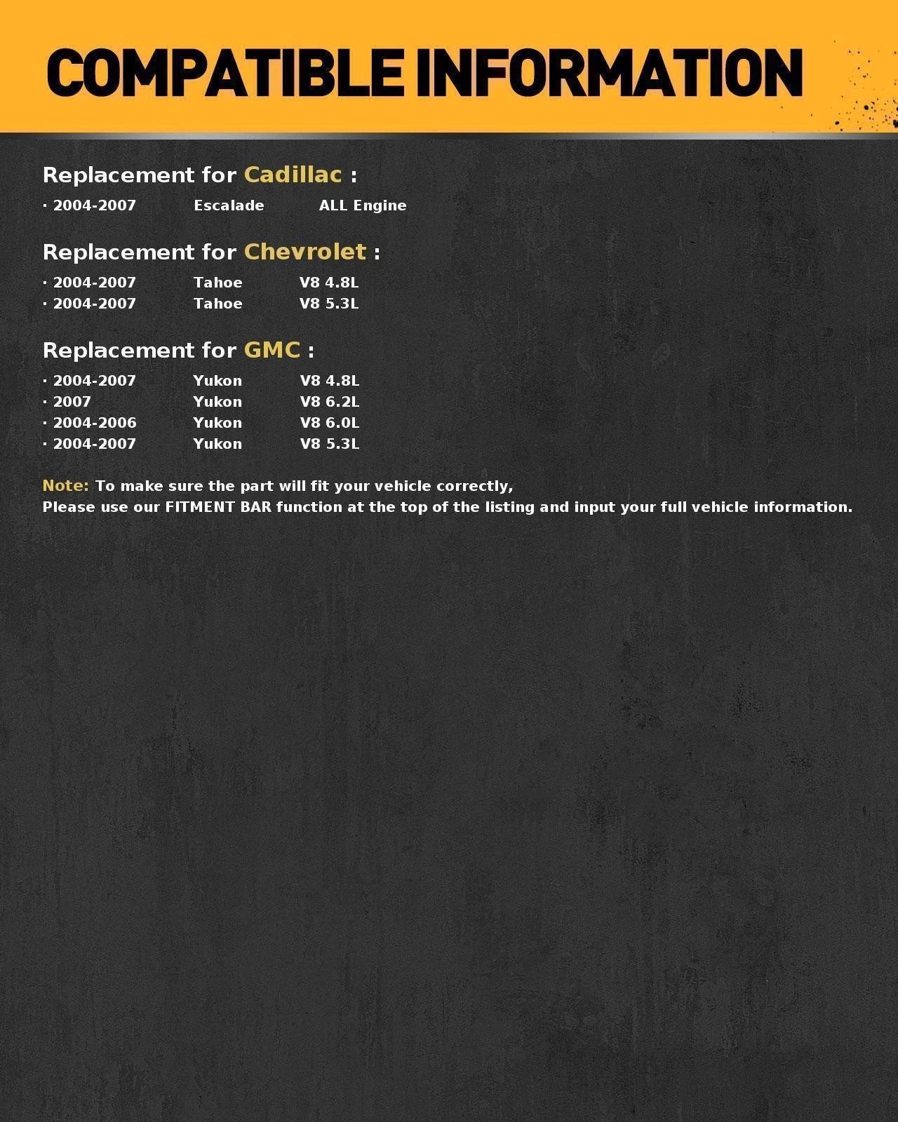 Fuel Pump Assembly In-Tank with Gasket for 2004-2007 Chevrolet Tahoe (4.8L)