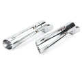 Chrome CNC Footpeg Footrest for Harley Dyna FXSB FXCW FXS Sportster XL1200 (2012-2017)