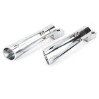 Chrome CNC Footpeg Footrest for Harley Dyna FXSB FXCW FXS Sportster XL1200 (2012-2017)