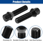 20pcs M14x1.25 Extended Wheel Lug Bolts Conical Seat 45mm for BMW