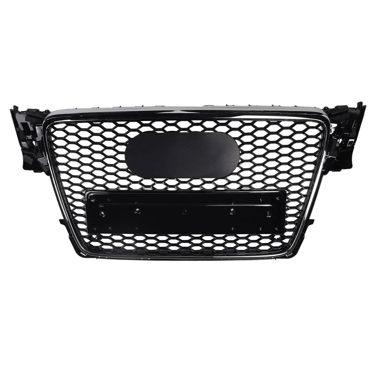 Grille and Bumper Fog Light Bezel for Audi A4 (2009-2012) Honeycomb Style