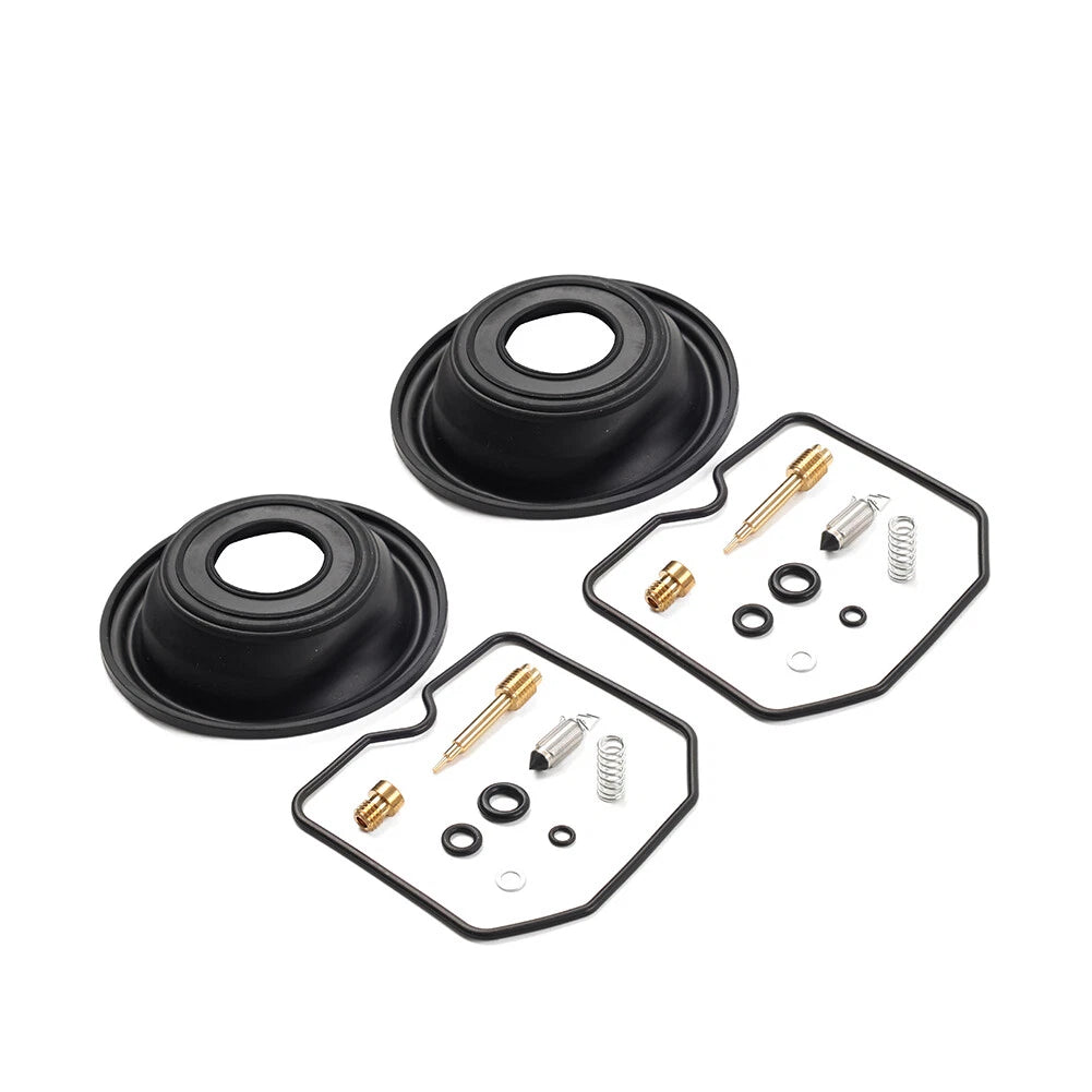 2 Sets Carburetor Repair Kit Diaphragm for Kawasaki KLE400 KLE500 (1991–2007)