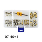 Set of 50 AC Valve Core Repair Kit for R12 R134a