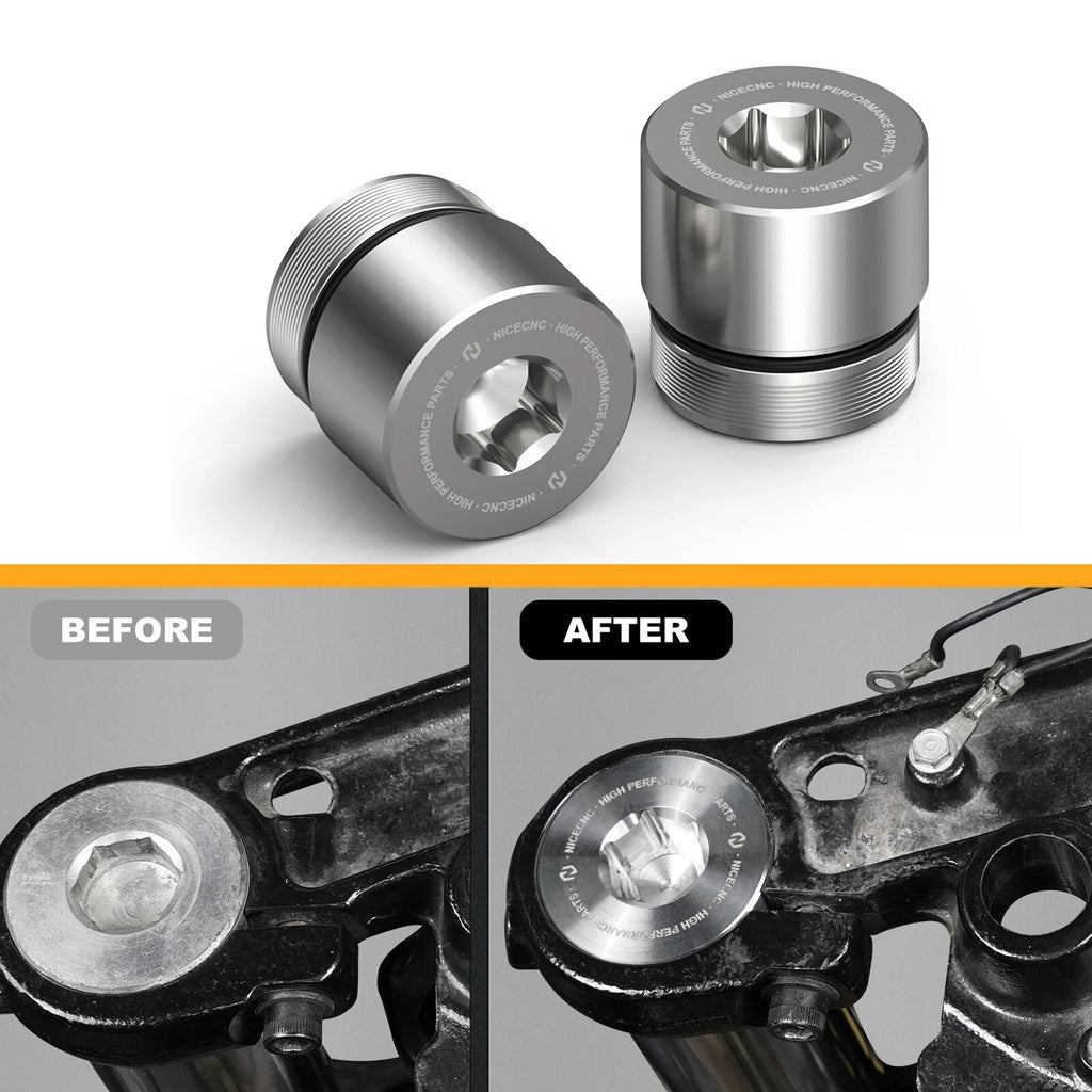 1 Inch Fork Tube Extension Riser for Harley Road King FLHR FLHRC FLHP FLHRXS (2004–2023)