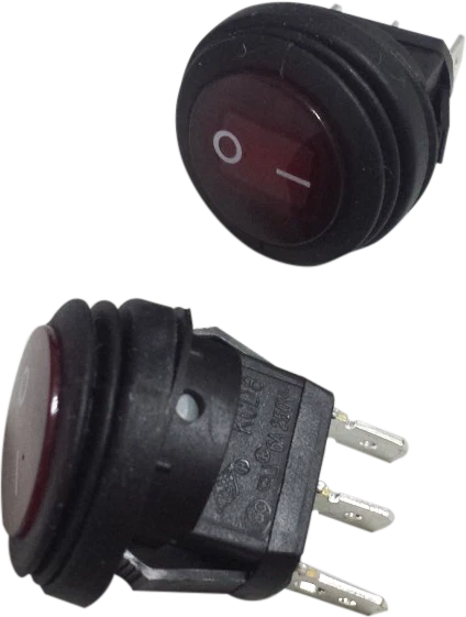 Open Trail Round Rocker Switch for ATV/UTV Lighting Systems (2010–2023)