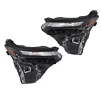 Set of 2 Black LED Headlights for Chevy Trax (2024–2025)