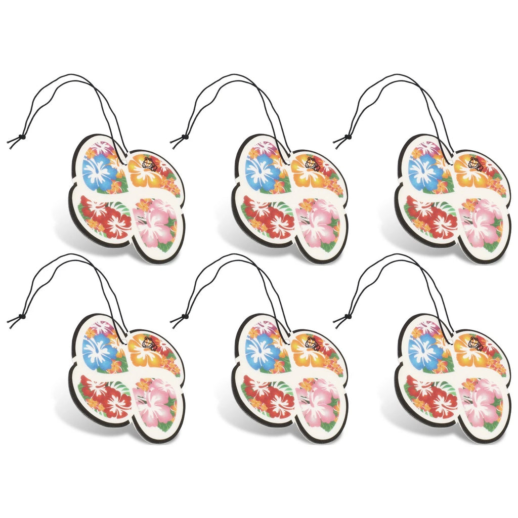 Set of 6 Treefrog Lucky Leaf Aloha Air Fresheners for Car Room