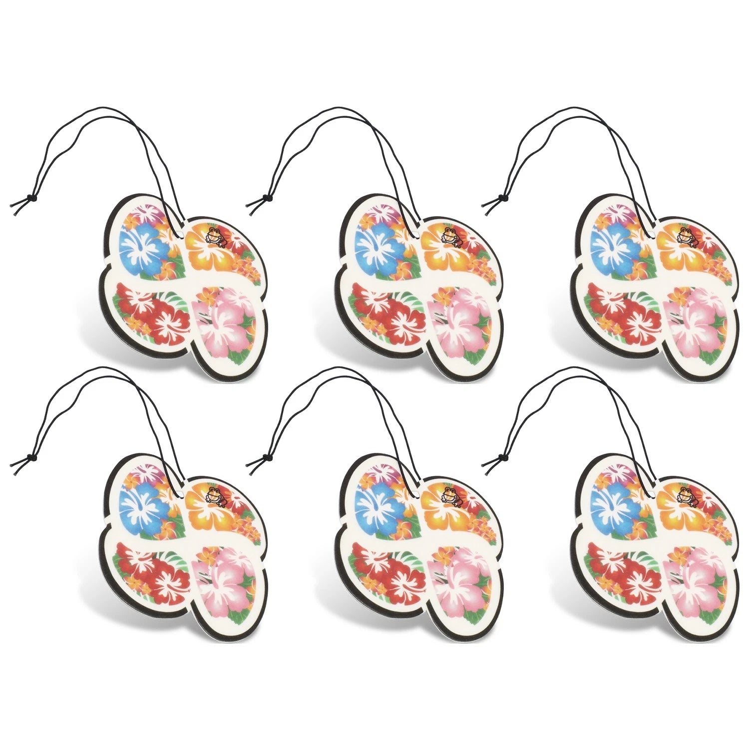 Set of 6 Treefrog Lucky Leaf Aloha Air Fresheners for Car Room