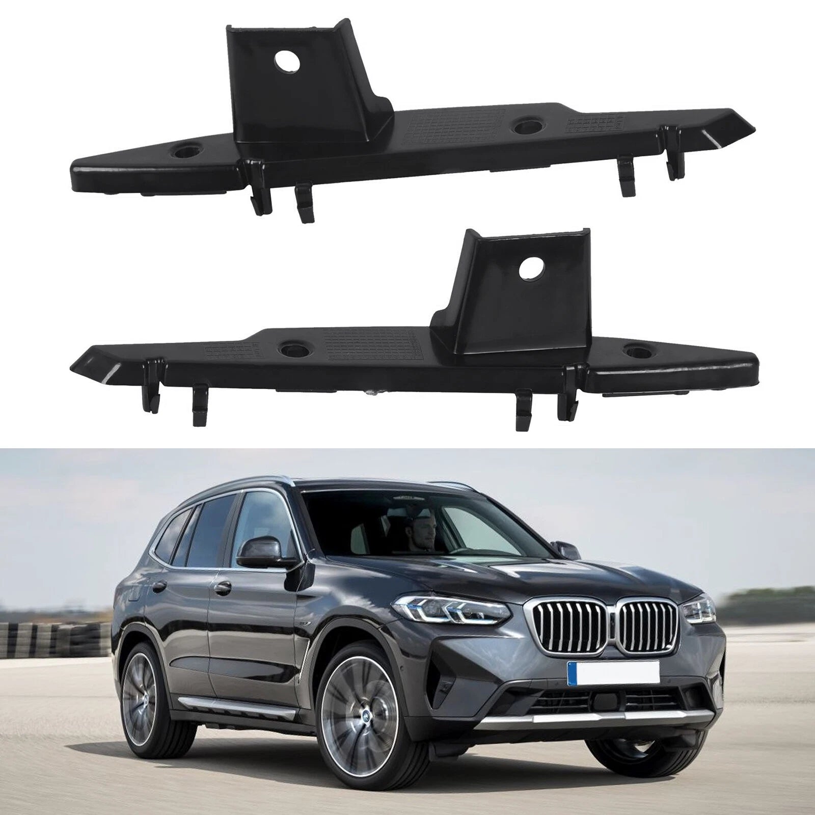 Set of 2 Lower Bumper Brackets for BMW X4 (2019–2024)
