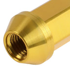 20Pcs J2 7075 Forged Aluminum M12x1.5 Open-End Lug Nut Set w/Adapter Gold