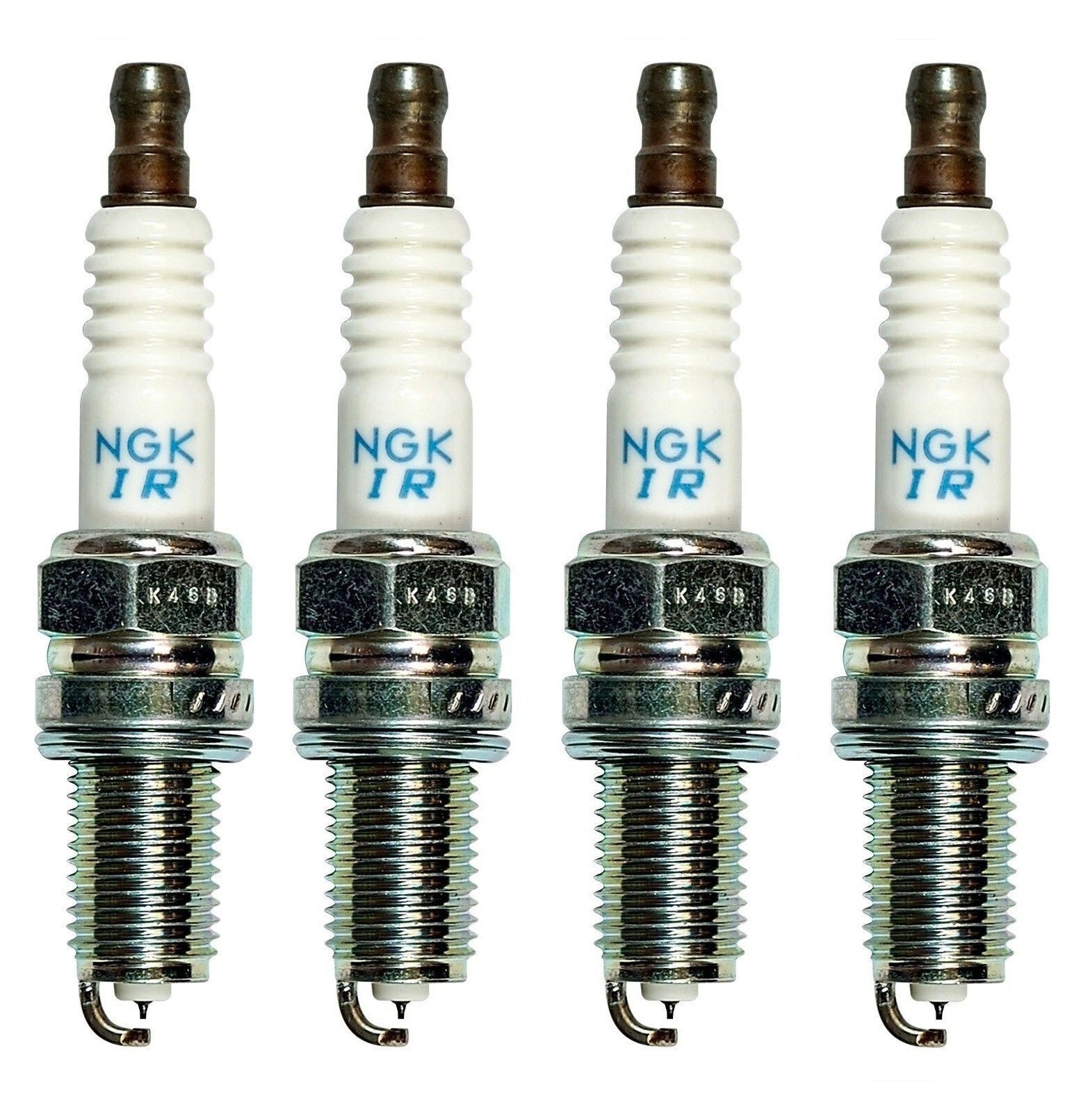 Set of 4 Laser Iridium Spark Plugs Gap 028 for Dodge Dart, Fiat 500, Jeep Renegade (2013–2023)