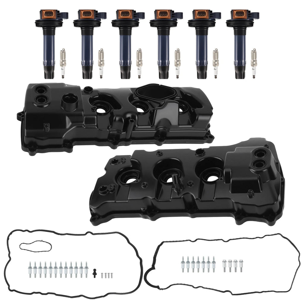 Valve Cover Kit with 6 Coils & Plugs for Ford F-150 3.5L V6 Turbo (2013–2016)