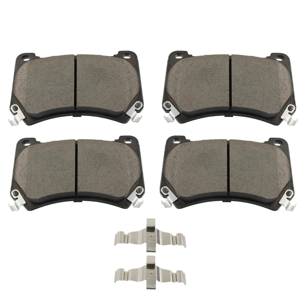 Set of 4 Front Ceramic Brake Pads for Hyundai Equus (2011) Genesis (2009–2011)