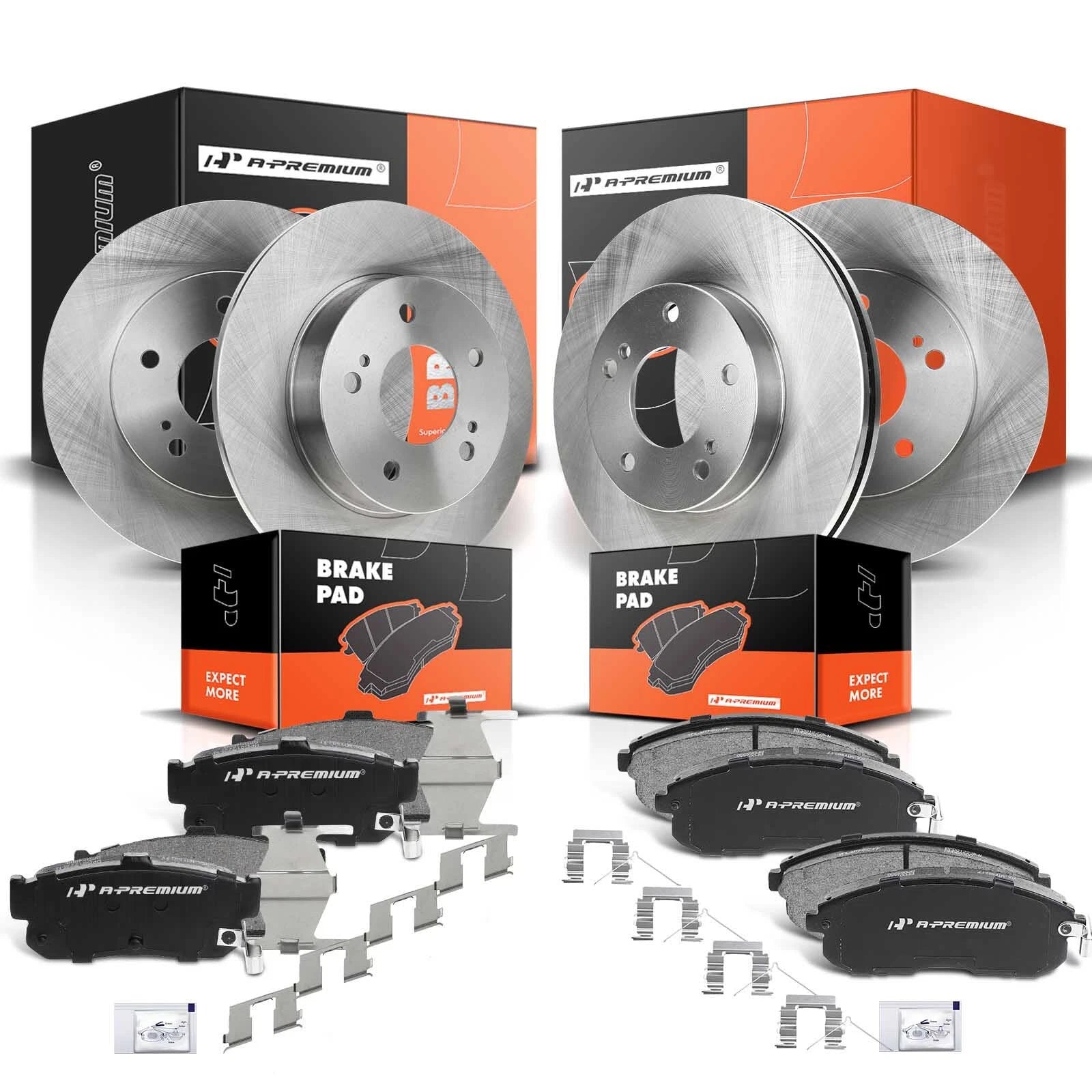 Disc Brake Rotor & Ceramic Pad Set for Nissan Maxima Infiniti 