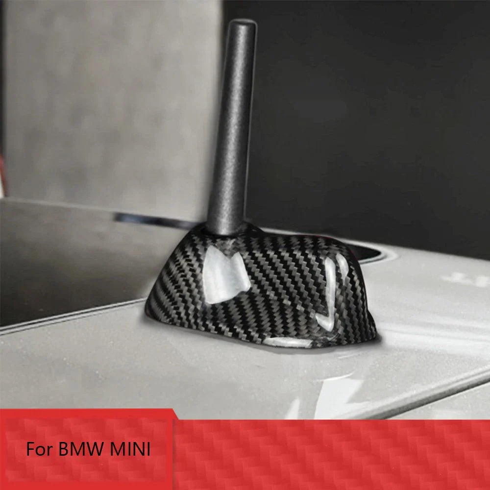 Carbon Fiber Roof Antenna Cover for BMW MINI Cooper R56 R55 (2007-2015)