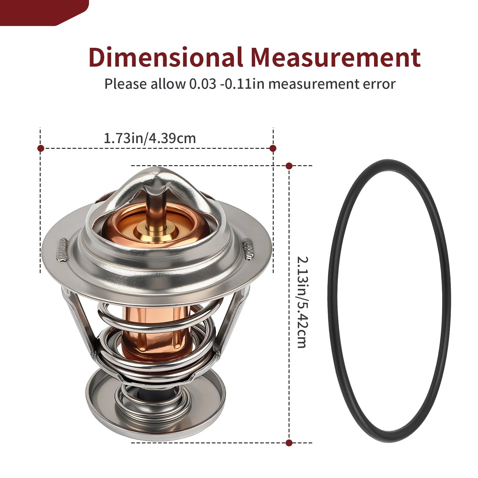 Thermostat and O-Ring for Honda ST1300 ST1300A ST1300PA (2003–2018) 19300-MBT-003