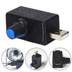 USB Fan Controller with Stepless Airflow Regulation for Universal Use