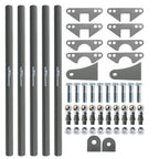 Weld On Parallel 4 Link Suspension Kit with 24" Bars & Hex Head Bolts