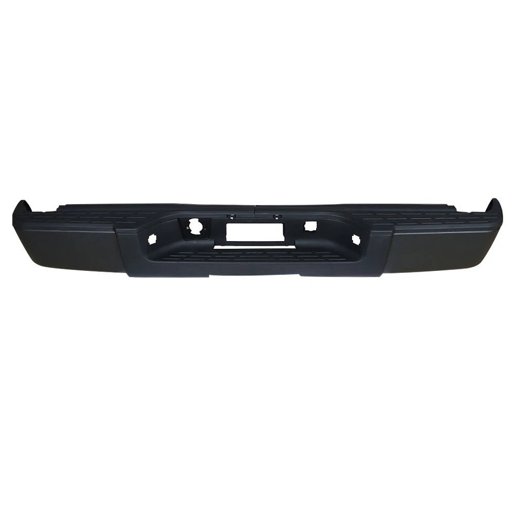 Black Rear Steel Bumper for Chevy Silverado GMC Sierra 1500 (2007–2013)