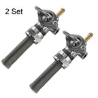 2X Petcock Fuel Valve 22mm Straight Outlet for Harley Davidson (1975–1981) 62167-81 62163-75
