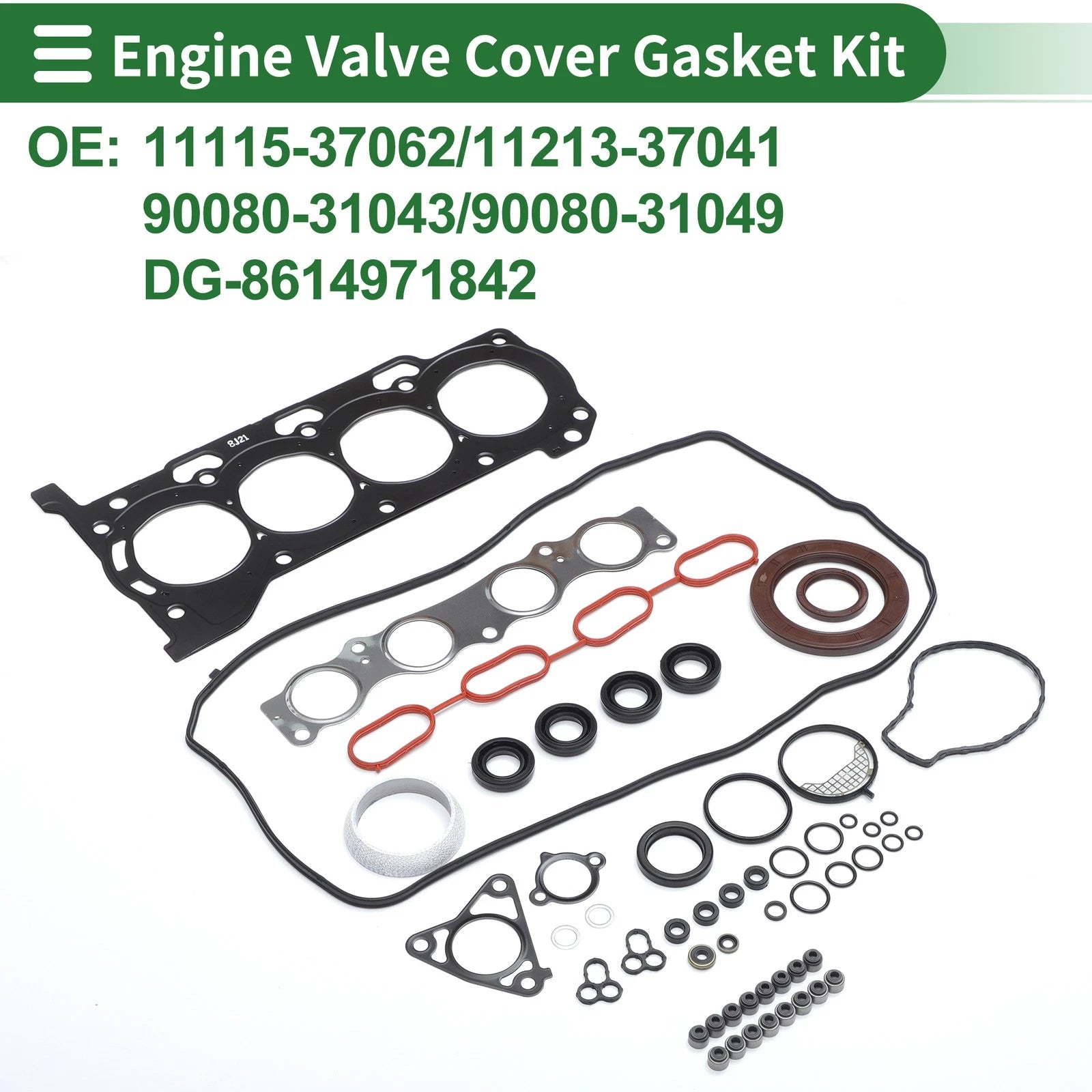 Engine Valve Cover Gasket Kit for Toyota Prius 1.8L L4 (2010–2020)