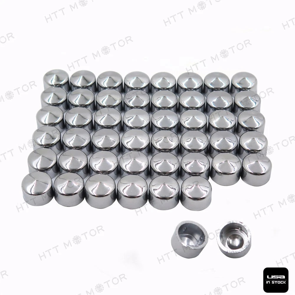 48 Piece Chrome Cap Cover Kit for Harley Sportster (1984–2003)