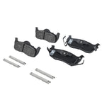 Set of 4 Semi-Metallic Brake Pads for Nissan Titan (2004–2007)