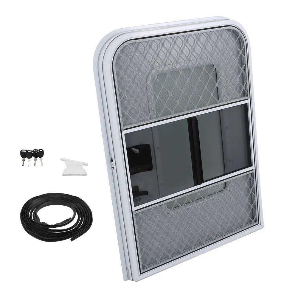 Driver RV Entry Door for Camper Trailer (30" x 36", 28" x 38")