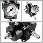 Adjustable Fuel Pressure Regulator Kit for Universal Vehicles (0-140psi)