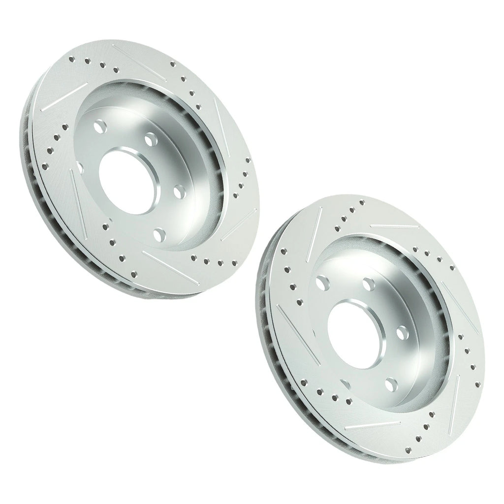 Drilled and Slotted Disc Brake Rotors for Chevrolet Silverado 1500 (1999–2006)