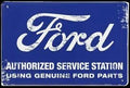 Parking Sign for Ford Authorized Service Station (Aluminum)