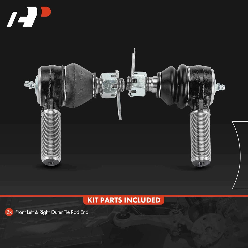 2X Front Outer Steering Tie Rod for Chevy W3500 GMC W4500 (2000-2009)