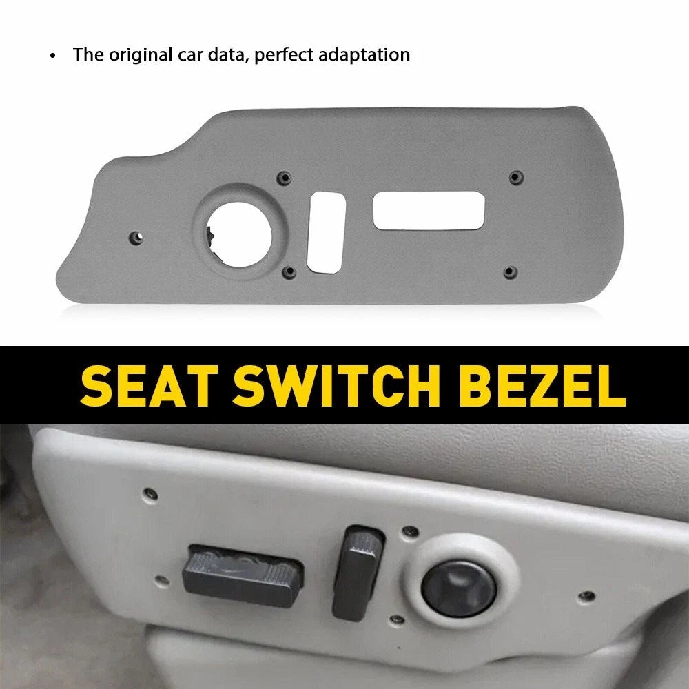 ABS Power Seat Bezel Trim Light Pewter for Chevy GMC (2007–2014) 88941682