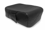 Console Lid Jump Seat Cover for Chevrolet Silverado (2007–2013) Black PVC Leather