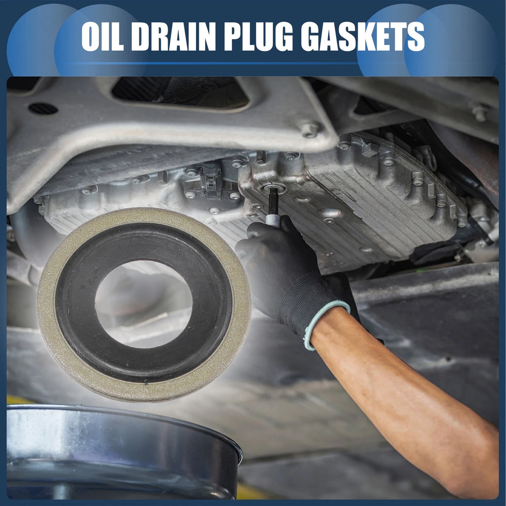 25pcs Oil Drain Plug Gaskets 12mm for Buick Cadillac (No. 14090908)