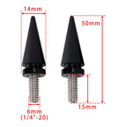 3X Spike Windshield Bolts for Harley Touring Electra Glide Street Glide (1996–2013)