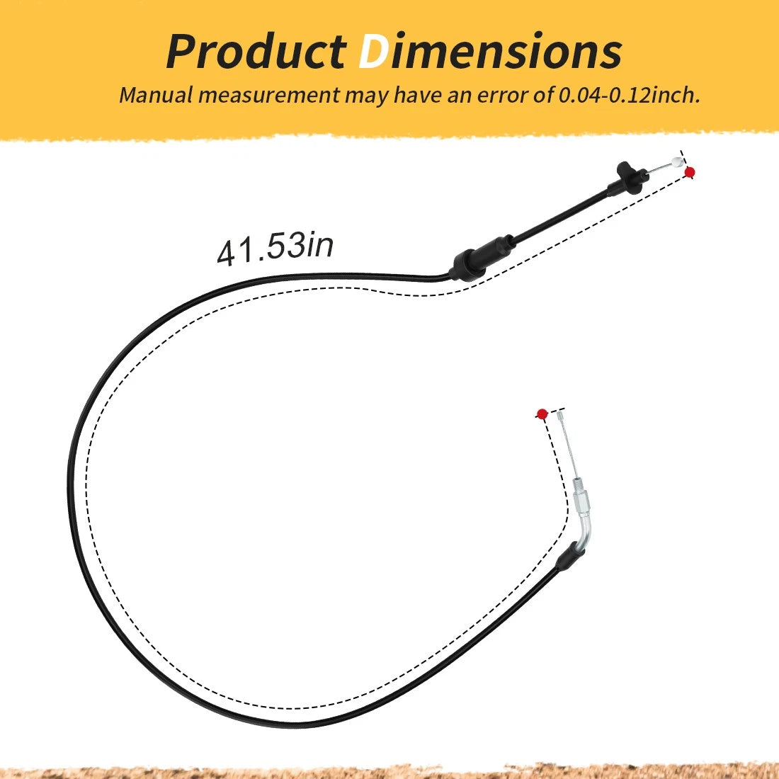 Throttle Cable 7081576 for Polaris Sportsman 550 (2009–2014)
