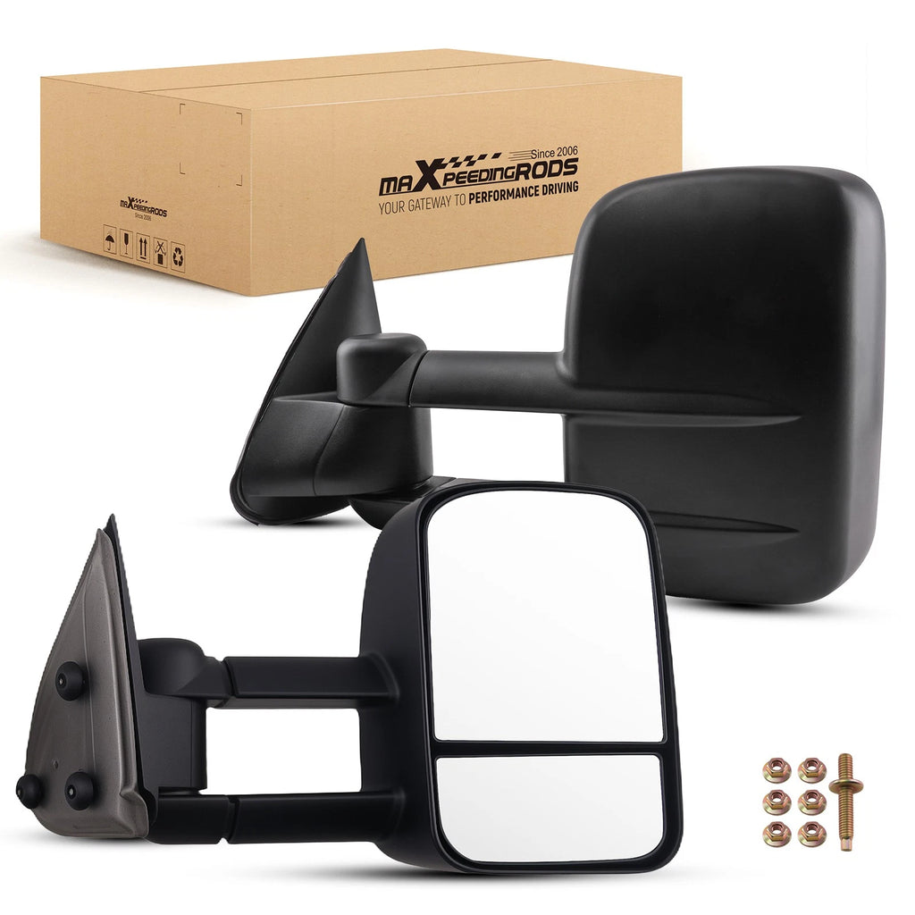 Rear View Mirror for GMC Sierra (1999–2006) GM1321416 Extendable ABS