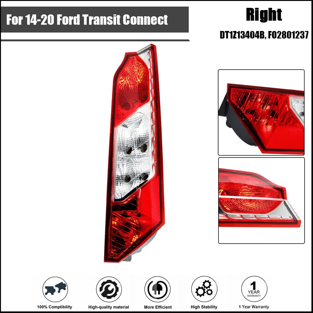 Right Side Tail Light for Ford Transit Connect (2014–2020) Halogen