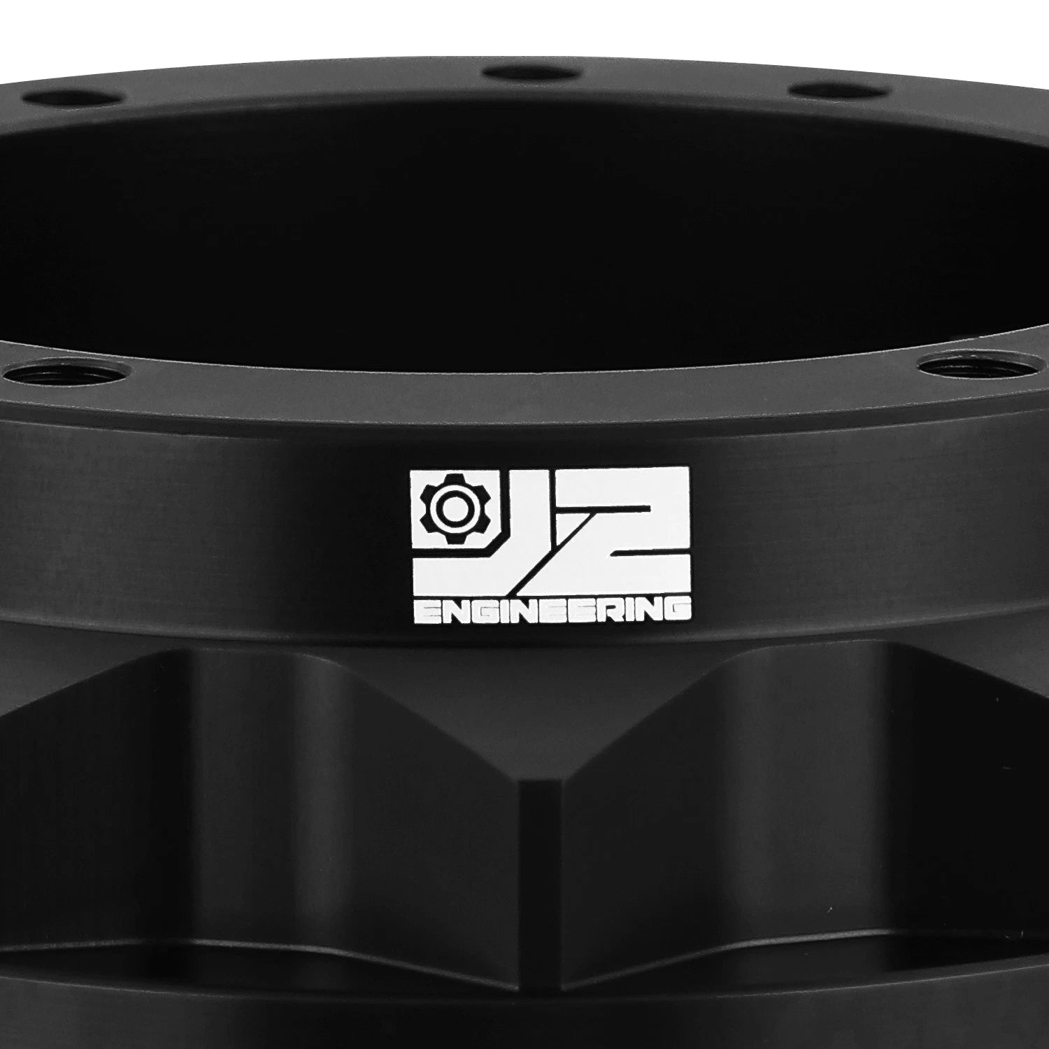 6-Bolt Hub Adapter for Ford Fairlane Mustang (1965–1969) - Black Aluminum