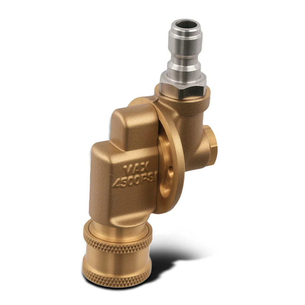 1/4in Pressure Washer Adapter Pivoting for Quick Connect Brass 4500 PSI (2024–2026)