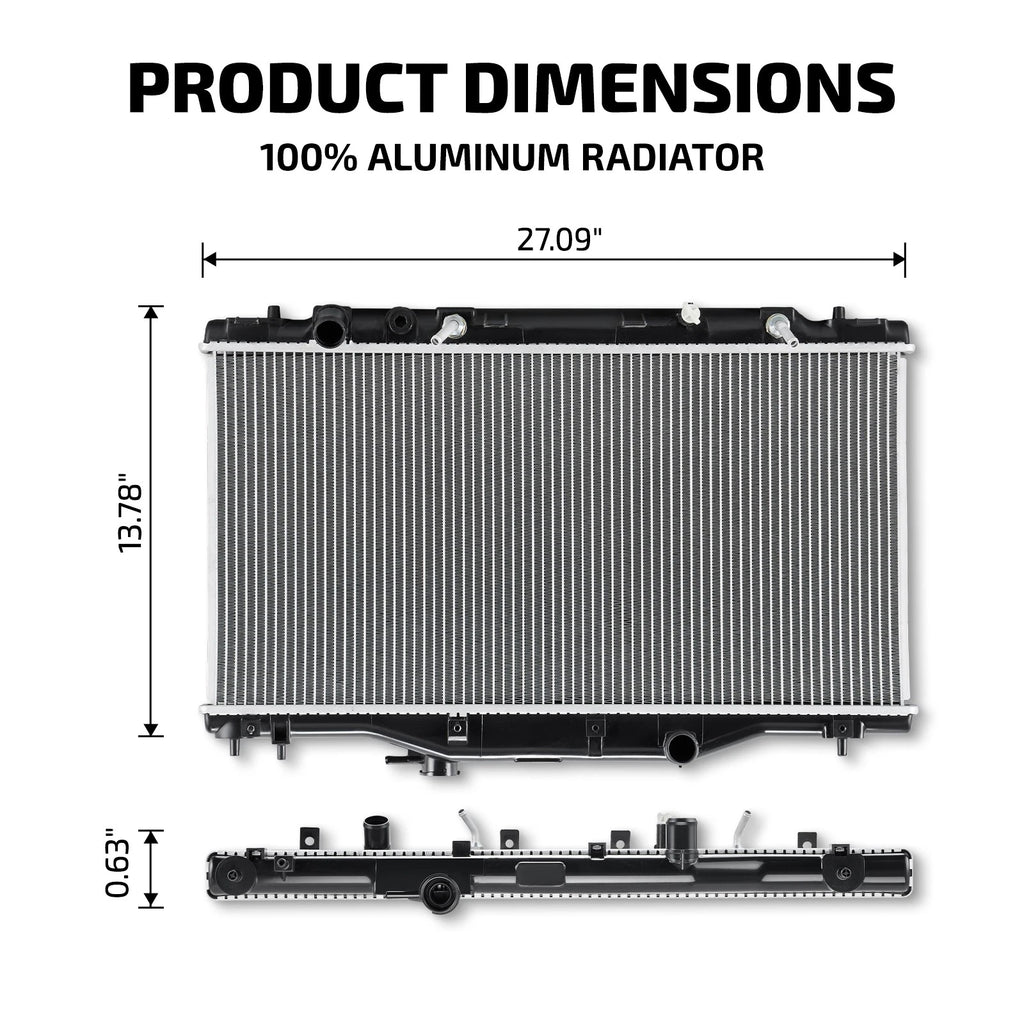 Radiator for Chevrolet Avalanche 6.0L (2007–2009) & Cadillac Escalade 6.2L