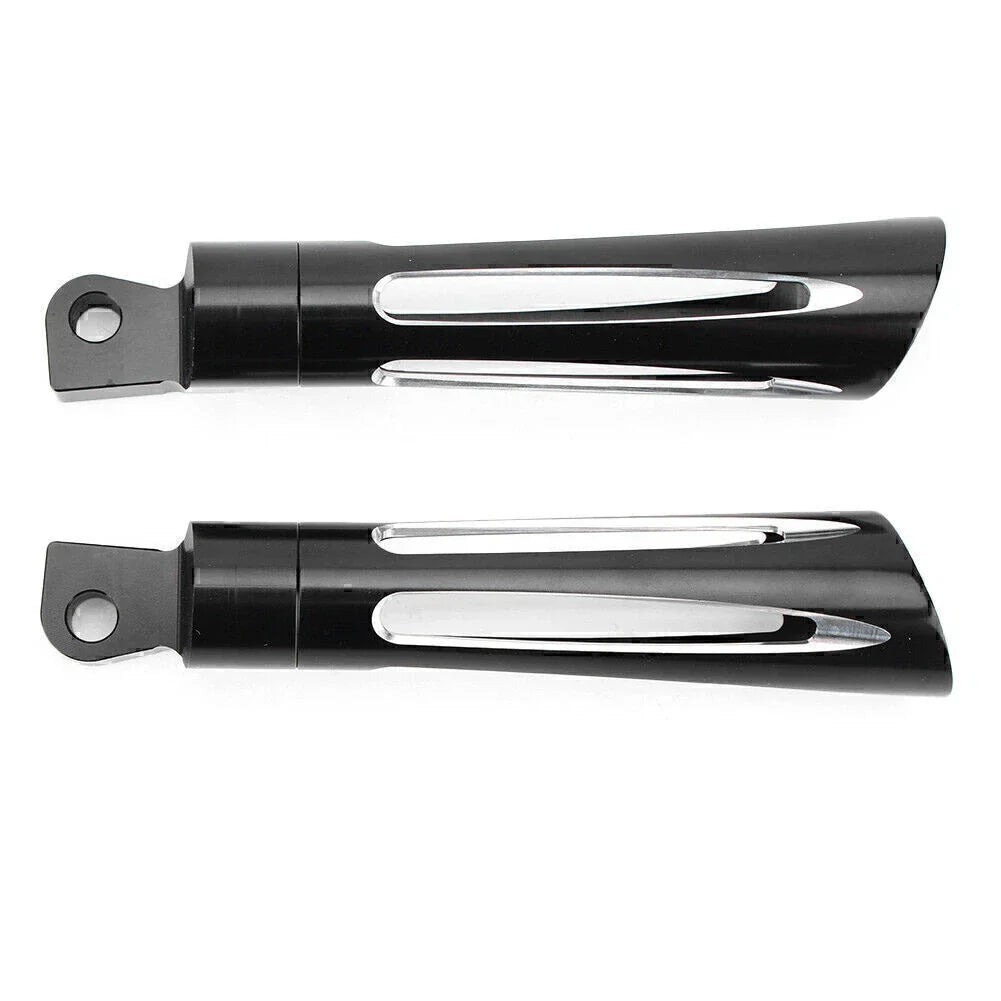 CNC Footpegs for Harley Dyna, FSX, FXSB, Sportster XL1200, XG500, 750 (2014-2023)
